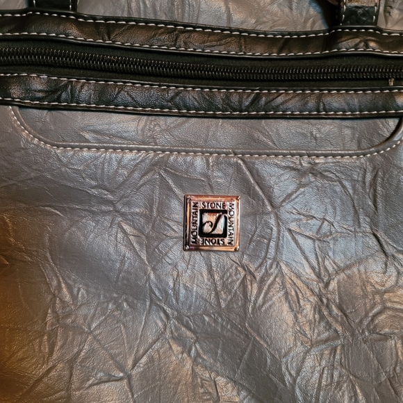 Stone Mountain Shoulder Handbag Gray Black - Picture 3 of 9